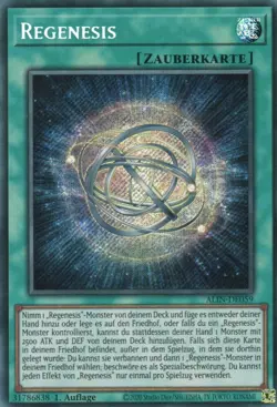 yugioh Regenesis ALIN-DE059 Secret Rare 1Auflage Deutsch - Image 1