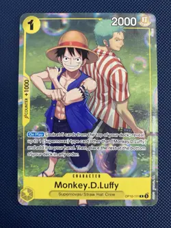 One Piece TCG Monkey.D.Luffy OP10-111 Learn To Play Set Sail Event Promo - Image 1