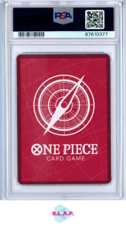 KIN'EMON ALTERNATE ART ONE PIECE JAPANESE OP02-PARAMOUNT WAR 2022 025 PSA 10 - Image 2