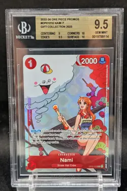 One Piece Nami Gift Collection 2023 OP01-016 Alt Art - Image 1