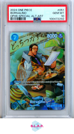 BORSALINO SPECI4L ALT ART ONE PIECE OP06-WINGS OF THE CAPTAIN 2024 051 PSA 10 - Image 1