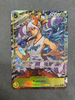 One Piece TCG Heroines Edition Yamato EB03-057 Rare Alt Art English - Image 1