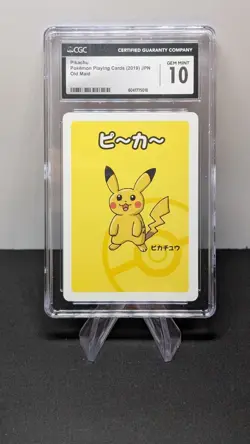 Pikachu Pokemon TCG Old Maid karte PSA/CGC 10 - Image 1