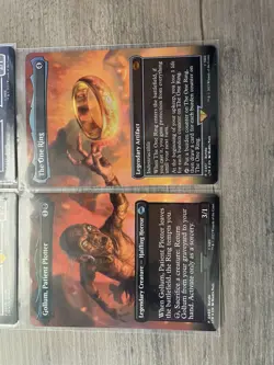 MTG LTR Lord Of The Rings The One Ring FOIL scene set 448 - 451 Pack fresh NM - Image 2