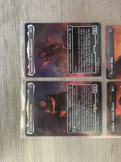 MTG LTR Lord Of The Rings The One Ring FOIL scene set 448 - 451 Pack fresh NM - Image 3