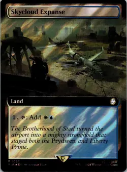 Skycloud Expanse (Extended Art) (Surge Foil) 1037 Fallout MTG Foil LP - Image 1