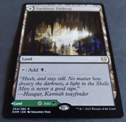 MTG Darkbore Pathway Slitherbore Pathway | Kaldheim | Rare Land | - Image 3