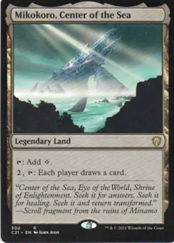 MTG: Commander 2021: Mikokoro, Center of the Sea: Lightly Played Condition - Image 1