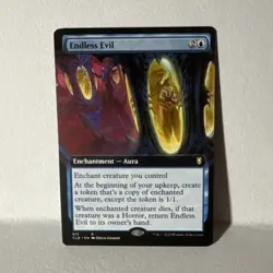 Endless Evil Extended Art Commander Legends Baldur's Gate Rare Blue #615 MTG Ca… - Image 1