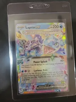 Lapras EX #032/142 [Double Rare]- Stellar Crown - Pokemon TCG - NM - Image 1