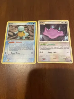 Pokemon TCG Ditto Card Lot (2) Ditto 17/102 - Ditto 63/113 - Image 1