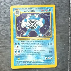 Poliwrath 15/130 Base Set 2 Holo Rare Wizards of the Coast Pokemon Card - Image 1
