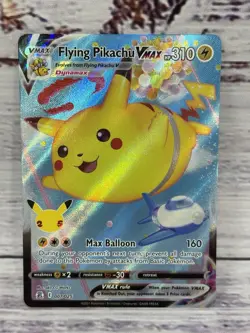 Flying Pikachu VMax 007/025 Celebrations 25th Anniversary Pokemon TCG Single - Image 1