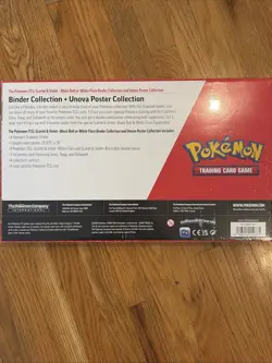 Pokemon Black Bolt and White Flare Binder + Poster Collection Sam's Club Bundle - Image 2