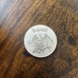 Pokemon Pikachu Silver Collectable Coin - Image 3