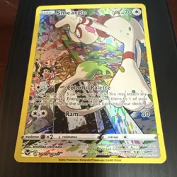 Pokemon Smeargle Silver Tempest TG10/30 Ultra Rare Full Art Holo HP70 Basic - Image 1