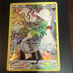 Pokemon Smeargle Silver Tempest TG10/30 Ultra Rare Full Art Holo HP70 Basic - Image 2
