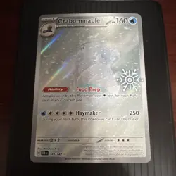 Pokemon Crabominable Miscellaneous Cards Illustration Rare Holo 149/142 Stage 1… - Image 1