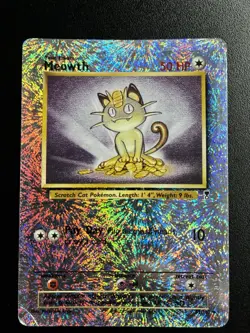 Pokemon Meowth Legendary Collection Reverse Holo Rare 53/110 2002 - Image 1