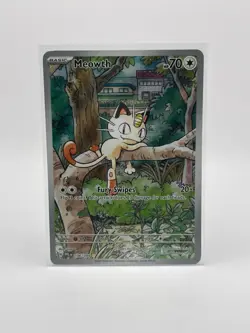 Pokemon Meowth 106/094 Me02: Phantasmal Flames Holo Illustration Rare 70 HP - Image 1