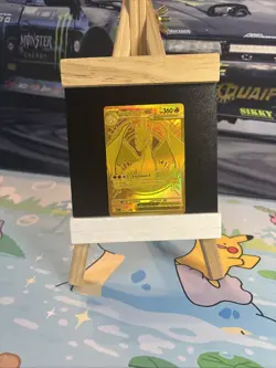 Pokemon Mega Charizard Y Ex 294/217 ASC Ascended Heros Mega Hyper Rare Gold Card - Image 1