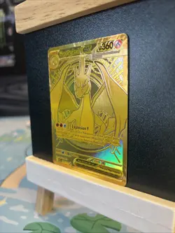 Pokemon Mega Charizard Y Ex 294/217 ASC Ascended Heros Mega Hyper Rare Gold Card - Image 3