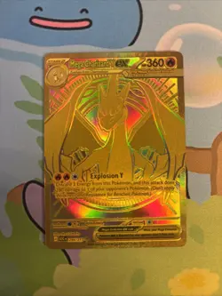 Pokemon Mega Charizard Y Ex 294/217 ASC Ascended Heros Mega Hyper Rare Gold Card - Image 5