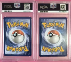 Pokemon 2025 Umbreon ex Espeon ex 175 176 Scarlet Sequential Set PSA 10/ PSA 8 - Image 2