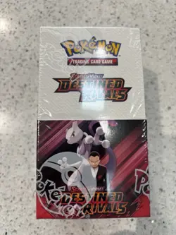 Pokemon TCG Destined Rivals Half Booster Box (18 Packs) New and Sealed - Image 1