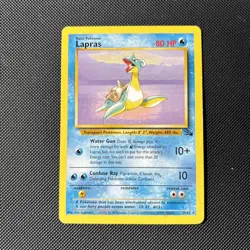 Pokemon Card Fossil Set Lapras 25/62 WOTC - Image 1
