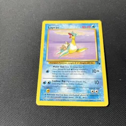 Pokemon Card Fossil Set Lapras 25/62 WOTC - Image 3