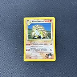 Pokemon Card Gym Heroes Brock's Sandslash 23/132 WOTC - Image 2