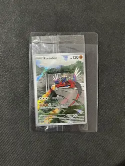 SEALED Pokemon Koraidon SVP 014 Scarlet & Violet ETB Holo Black Star Promo - Image 1