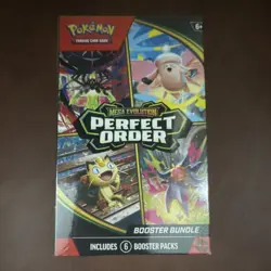 Pokemon Mega Evolution—Perfect Order Booster Box Collectors Edition 6 Packs - Image 1