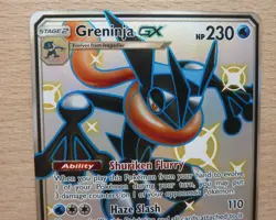 Greninja GX Shiny Holo Rare Hidden Fates: Shiny Vault SV56/SV94 Pokemon TCG NM - Image 2