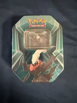 Pokemon Darkrai Triple Whammy Tin 3 Booster Packs & 3 Cards! New! Sealed! - Image 1