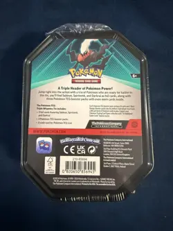 Pokemon Darkrai Triple Whammy Tin 3 Booster Packs & 3 Cards! New! Sealed! - Image 2
