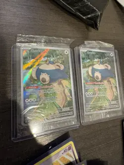 Pokemon Snorlax 151 Promo Card Mint Condition Sealed - Image 1