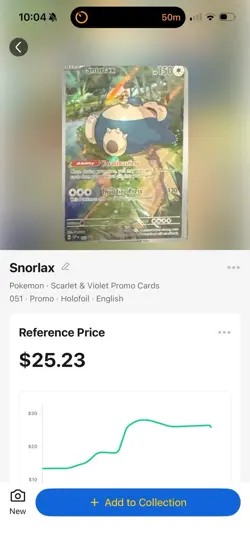 Pokemon Snorlax 151 Promo Card Mint Condition Sealed - Image 2
