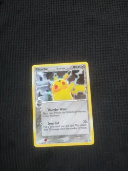 Pokemon Pikachu TCG Delta Species 035 Promo Holo Black Star NM/LP Condition - Image 1