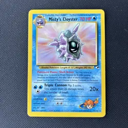 Pokemon Card Gym Heroes Misty's Cloyster 29/132 WOTC - Image 1