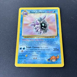 Pokemon Card Gym Heroes Misty's Cloyster 29/132 WOTC - Image 3