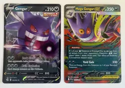 Gengar V 156/264 + Mega Gengar EX 56/94 Holo Pokemon Lot NM - Image 1