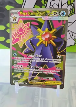 Pokemon Mega Starmie ex 102/088 Full Art Ultra Rare Perfect Order - Image 1