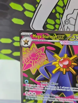Pokemon Mega Starmie ex 102/088 Full Art Ultra Rare Perfect Order - Image 2