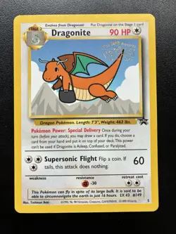 Pokemon Card Dragonite Promo 5 WOTC - Image 1