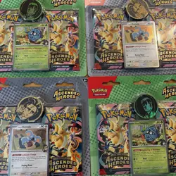Pokemon TCG Mega Evolution Ascended Heroes Blister LOT OF 4 - Image 2