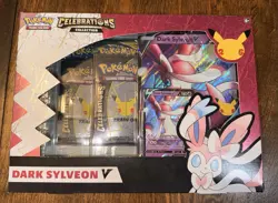 Pokemon Celebrations Dark Sylveon V Box TCG Promo Booster Sealed 2021 - Image 1