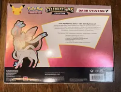Pokemon Celebrations Dark Sylveon V Box TCG Promo Booster Sealed 2021 - Image 2
