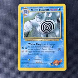 Pokemon Card Gym Heroes Misty's Poliwrath 31/132 WOTC - Image 1